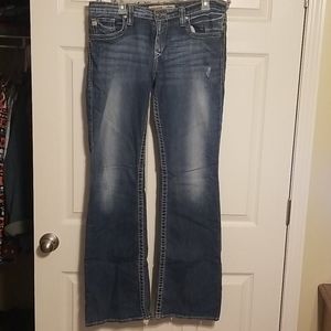 Big Star Maddie Midrise Flare Jean's 31XL